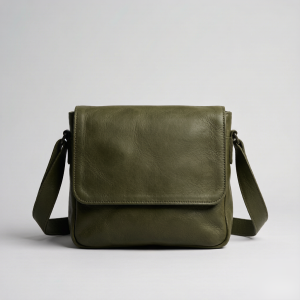 Men's Leather Messenger Bag