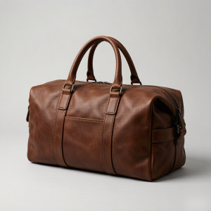 Men's Leather Weekender Duffel
